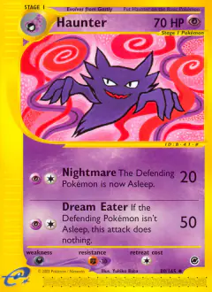 Haunter Uncommon card from Expedition Base Set