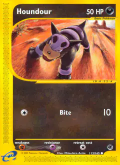 Houndour Common card from Expedition Base Set