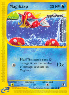 Magikarp Common card from Expedition Base Set