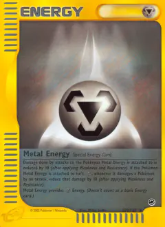 Metal Energy Rare card from Expedition Base Set