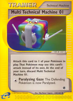Multi Technical Machine 01 Uncommon card from Expedition Base Set