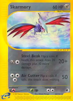 Skarmory Rare card from Expedition Base Set