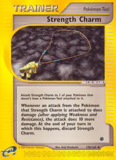 Strength Charm Uncommon card from Expedition Base Set