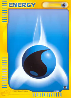 Water Energy Common card from Expedition Base Set