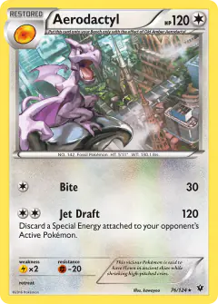 Aerodactyl Rare card from Fates Collide