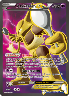 Alakazam-EX Rare Ultra card from Fates Collide