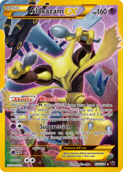 Alakazam-EX Rare Secret card from Fates Collide