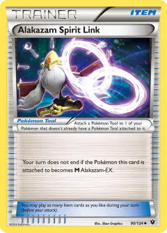 Alakazam Spirit Link Uncommon card from Fates Collide