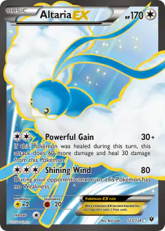 Altaria-EX Rare Ultra card from Fates Collide