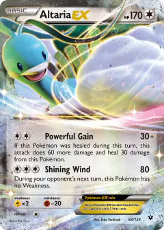 Altaria-EX Rare Holo EX card from Fates Collide