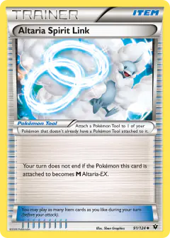 Altaria Spirit Link Uncommon card from Fates Collide