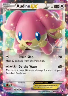 Audino-EX Rare Holo EX card from Fates Collide