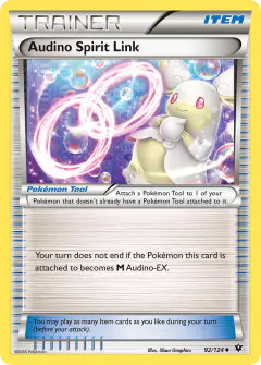 Audino Spirit Link Uncommon card from Fates Collide