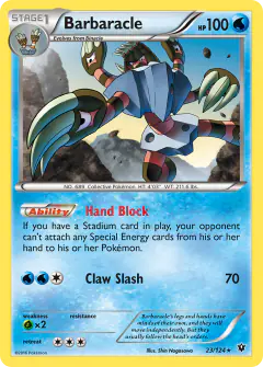 Barbaracle Rare card from Fates Collide