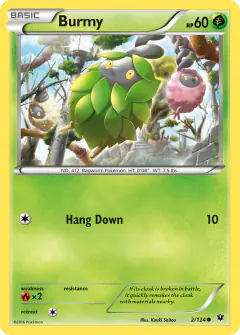 Burmy Common card from Fates Collide
