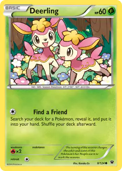 Deerling Common card from Fates Collide