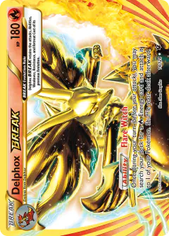 Delphox BREAK Rare BREAK card from Fates Collide