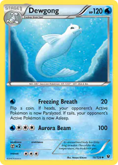 Dewgong Uncommon card from Fates Collide