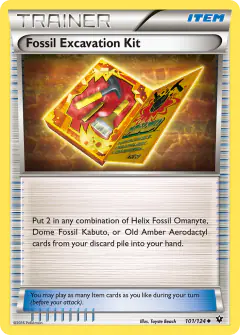 Fossil Excavation Kit Uncommon card from Fates Collide