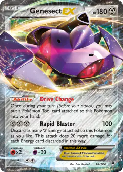 Genesect-EX Rare Holo EX card from Fates Collide
