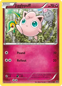 Jigglypuff Common card from Fates Collide
