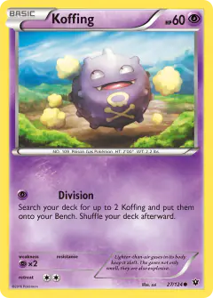 Koffing Common card from Fates Collide