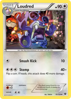 Loudred Uncommon card from Fates Collide