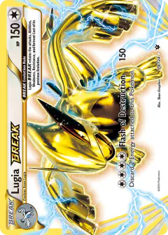 Lugia BREAK Rare BREAK card from Fates Collide