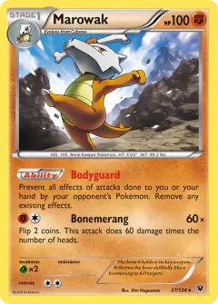 Marowak Rare card from Fates Collide
