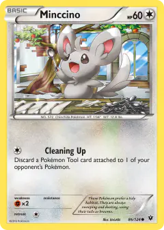 Minccino Common card from Fates Collide
