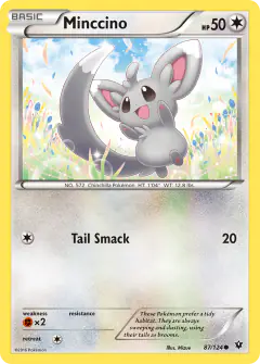 Minccino Common card from Fates Collide