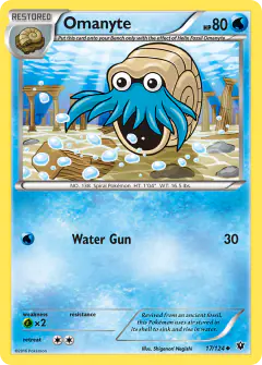 Omanyte Uncommon card from Fates Collide