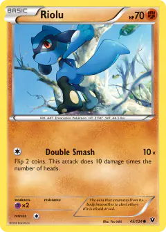 Riolu Common card from Fates Collide