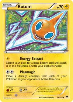 Rotom Rare card from Fates Collide