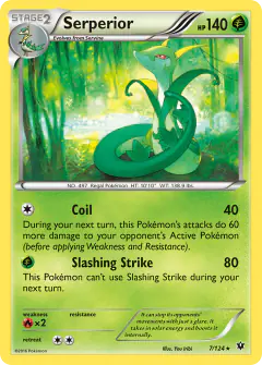 Serperior Rare card from Fates Collide