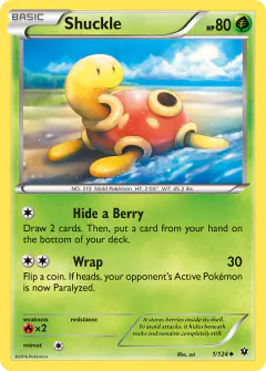 Shuckle Uncommon card from Fates Collide