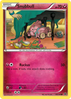 Snubbull Common card from Fates Collide