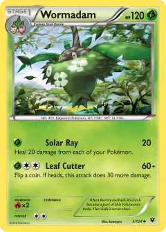 Wormadam Uncommon card from Fates Collide