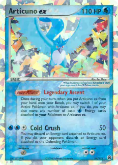 Articuno ex Rare Secret card from FireRed & LeafGreen