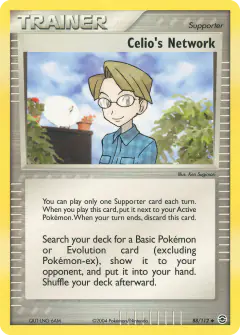 Celio's Network Uncommon card from FireRed & LeafGreen
