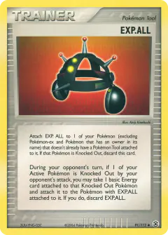 EXP.ALL Uncommon card from FireRed & LeafGreen