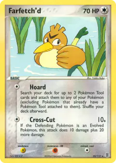 Farfetch'd Rare card from FireRed & LeafGreen