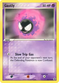 Gastly Common card from FireRed & LeafGreen