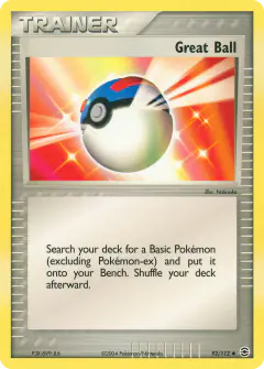 Great Ball Uncommon card from FireRed & LeafGreen