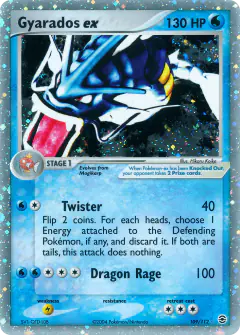 Gyarados ex Rare Holo EX card from FireRed & LeafGreen