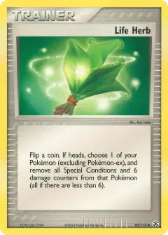 Life Herb Uncommon card from FireRed & LeafGreen