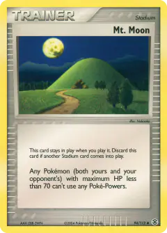 Mt. Moon Uncommon card from FireRed & LeafGreen