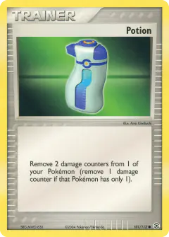 Potion Common card from FireRed & LeafGreen