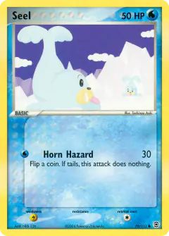 Seel Common card from FireRed & LeafGreen
