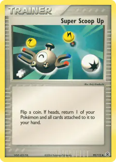 Super Scoop Up Uncommon card from FireRed & LeafGreen